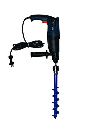 Matkap Uyumlu Toprak Burgu Makinesi 60cm X 5 cm