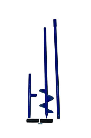 Montaj Kollu Toprak Burgusu Çit Dikme Makinesi 15 cm çap