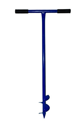 Montaj Kollu Toprak Burgusu Çit Dikme Makinesi 15 cm çap