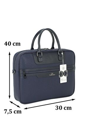 Case Club Evrak Çanta 15,6'' inç Laptop Bölmeli Omuz Askılı Su Geçirmez Dış Yüzey Unisex