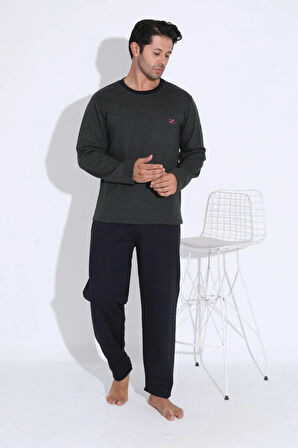 Uzun Kollu Erkek Pijama Takımı