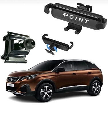 Point Peugeot 3008 Araca Özel Telefon Tutacağı 2016 Sonrası Uyumlu