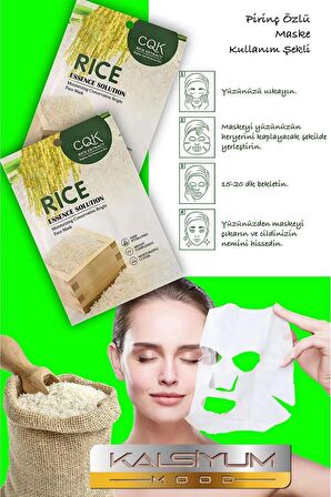 Pirinç Rice İpek Protein Özlü Ton Eşitleyici Pirinç Yüz Maskesi 30ML 1 Adet