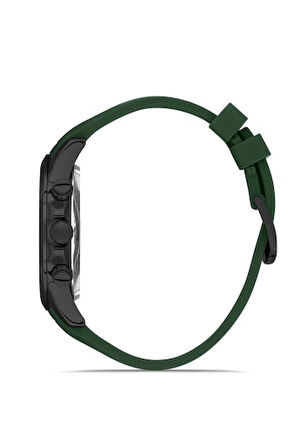 Erkek Silikon Kordon Spor Kol Saati Paslanmaz Çelik Kasa 2 Yıl Garantili Spor Seri