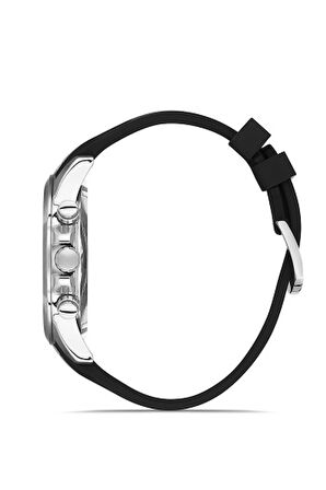 Erkek Silikon Kordon Spor Kol Saati Paslanmaz Çelik Kasa 2 Yıl Garantili Spor Seri