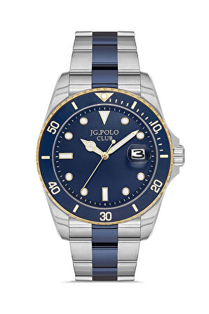 Erkek Analog Mekanizma Kol Saati Çelik Kasa Çelik Kordon 5 Atm Su Geçirmez Paslanmaz Çelik 2 Yıl Garantili Kutulu