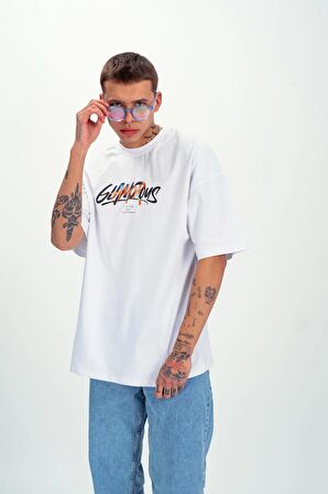 respire erkek oversize street t-shirt