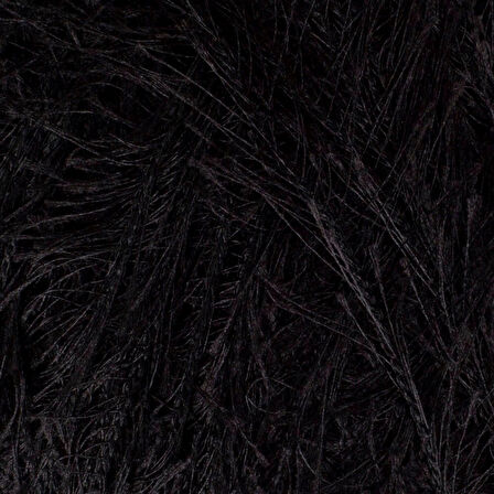 Loren Furry Siyah El Örgü İpi - RF1001 - 34066