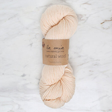La Mia Natural Wool Krem El Örgü İpi - L289 - 34394