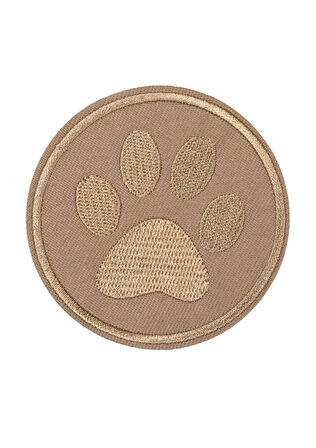 Aplike Ütü İle Yapışan Kahve Pati Arma 5 cm