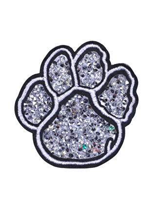 Aplike Ütü İle Yapışan Taşlı Pati Arma 5 cm