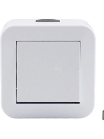 Erplast Sıva Üstü Anahtar Düğme Nemliyer İP44 Elektrik Anahtar Priz (Kablosuz)