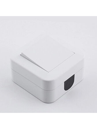 Erplast Sıva Üstü Anahtar Düğme Nemliyer İP44 Elektrik Anahtar Priz (Kablosuz)