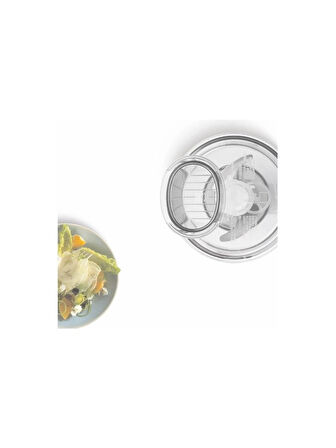 Bosch Mutfak Şefi Mum 2-4-5 Serileri Uyumlu Doğrayıcı Haznesi ve Rende Seti