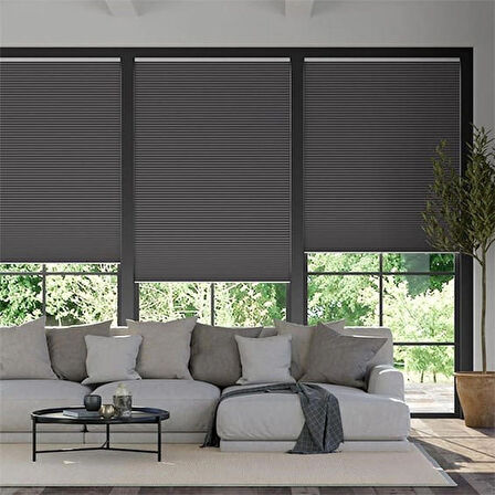 Plise Perde Cam Balkon Perdesi - Ev Perdesi Premium Serisi ( Askılı veya Vidalı)