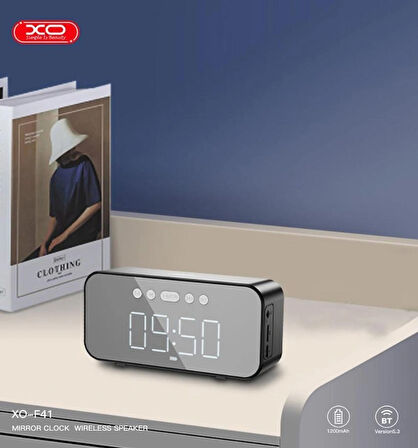 Çok Fonksiyonlu Akıllı Ayna Saat F41,bluetooth 5.3 Hoparlör,fm Radyo,alarm