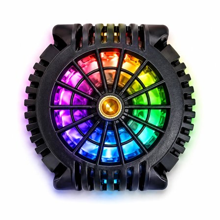 F01 RGB Telefon Soğutucu Fan | 4500 RPM Yüksek Hızlı Mobil Oyun Soğutucusu | Sessiz Çalışma | Evrensel Uyumlu