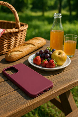 iPhone 14 Lansman Kılıf “Cam Hediyeli” İz Bırakmaz Gizli Magsafe’li Kadife İç Ultra Koruma