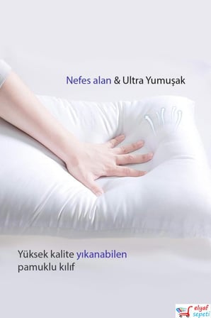 %100 BONCUK SİLİKONDAN ÜRETİLMİŞ YASTIK 1 ADET 50X70 YASTIK 