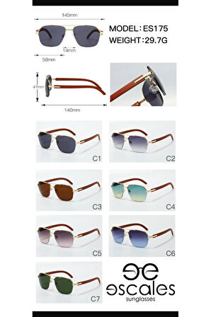 Unısex UV-400 Korumalı Güneş Gözlüğü