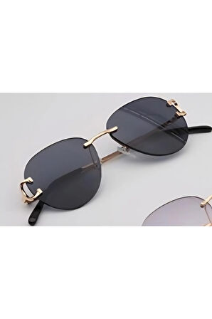 Unısex UV-400 Korumalı Çerçevesiz Güneş Gözlüğü