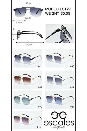 Unısex UV-400 Korumalı Güneş Gözlüğü