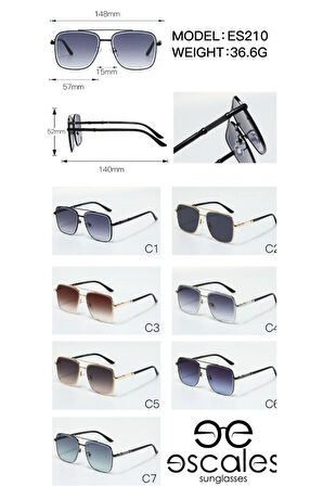 Unısex UV-400 Korumalı Güneş Gözlüğü