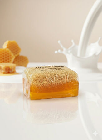 Doğal Eşek Sütlü Kabak Lifli Sabun