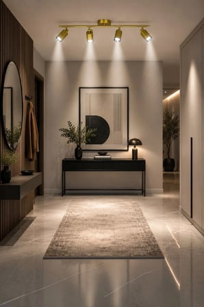 Spoty 4'Lü Eskitme Renkli BEYAZ IŞIK Modern Tasarım Salon - Mutfak - Banyo Spot Sıralı Avize