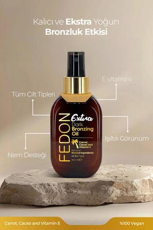 Kabin Boy Ekstra Koyu Bronzlaştırıcı E Vitamini Kakao Içerikli Dark Extra Bronzing Oil 100 ml