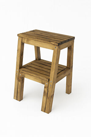 Açılır Kapanır Basamaklı Ahşap Tabure