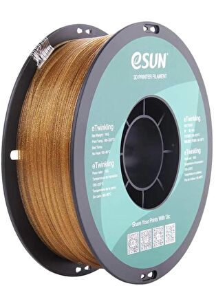 Esun eTwinkling Filament 1.75 Mm Gold