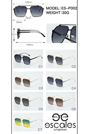 Unısex Polarize Korumalı Trend Olan Güneş Gözlüğü