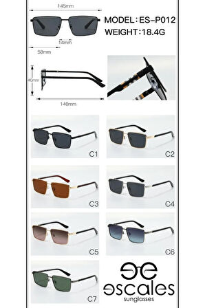 Unısex Polerize Korumalı Güneş Gözlüğü