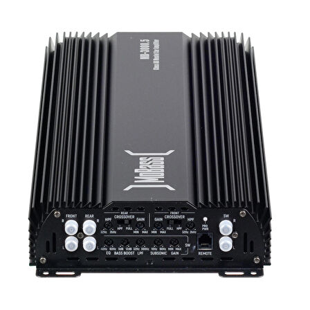 MoBass 5 Kanal 130WX4CH + 350W RMS Bass Kontrollü Oto Amfi MB-3000.5