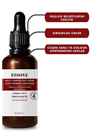 YAŞLANMA VE KIRIŞIKLIK KARŞITI SERUM 30 ML