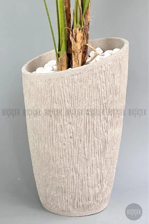 Yapay Areka Palmiyesi 250 cm lux dış mekan saksıda