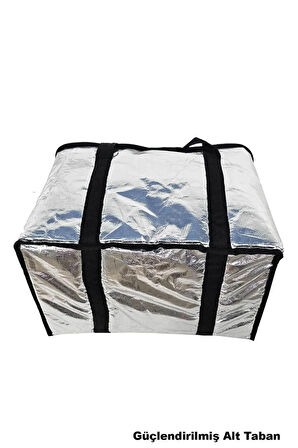 Ekstra Korumalı İçi Dışı Termal Et Taşıma Çantası - 50 cm x 35 cm x 35 cm - Piknik Kamp Çantası