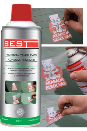 400ML -ETİKET YAPIŞKANI TEMİZLEYİCİ - ETİKET STICKER SÖKÜCÜ- 400 ML ( 5 SENE SON KULLANIM TARİHİ )