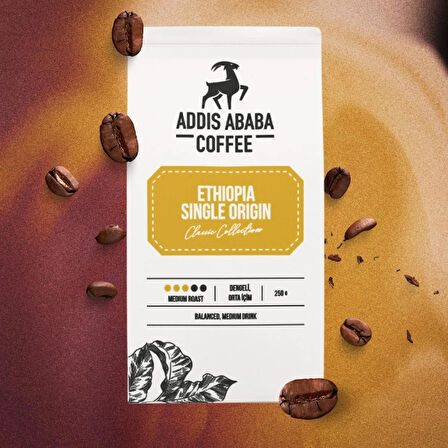 Etiyopya Single Origin 250 Gr. Çekirdek Kahve