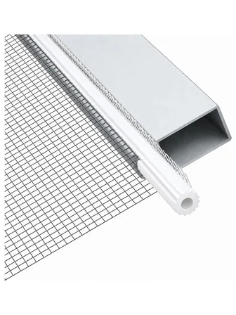 lüminyum Sineklik Teli Fitili Siyah 5mm Kapı Pencere Tül Sabitleme Lastik Contası -10 Metre