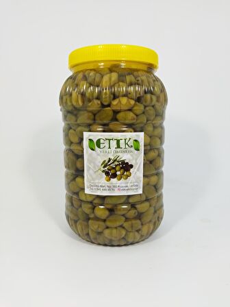 Çekiçke (Eğri Çekirdek) Cinsi Küçük Boy Kırma Tatlanmış Zeytin 3 Kg