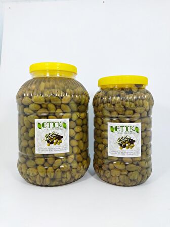 Çekiçke (EĞRİ ÇEKİRDEK) Cinsi Kırma Tatlanmış Zeytin 2'li Paket 5 Kg+3 Kg