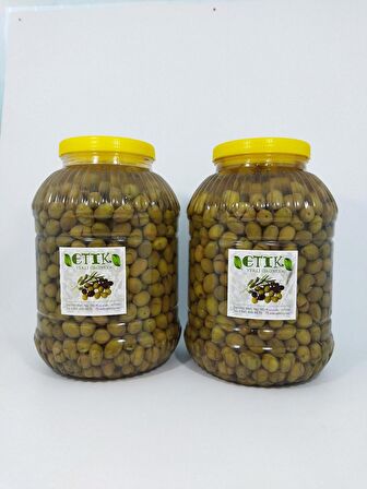 Gemlik Cinsi (Küçük Boy) Kırma Tatlanmış Zeytin 2'li Paket 5 Kg+5 Kg