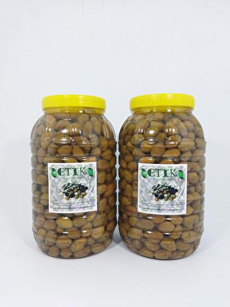 Çekiçke (EĞRİ ÇEKİRDEK) Cinsi Kırma Tatlanmış Zeytin 2'li Paket 3 Kg+3 Kg Eski Sezon Ürünü