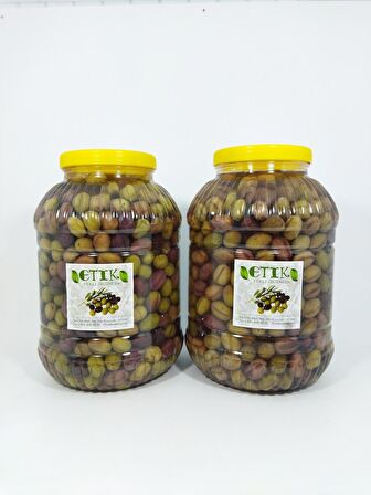 Manzalina Cinsi Tatlanmış Dilme Zeytin 2'li Paket 5 Kg+5 Kg