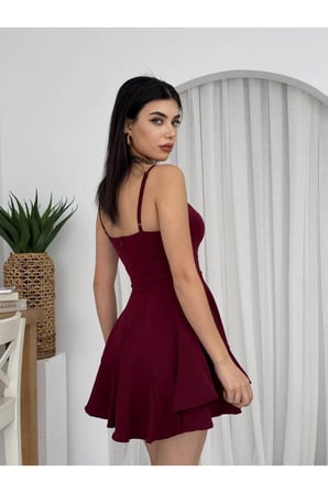 Kadın Prenses Model Askılı Elbise