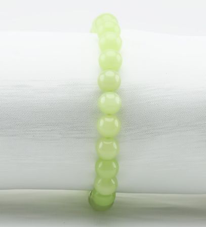 Doğal Taş Limon Jade Doğal Taş Kadın Bileklik Eub14Lnj Neşe, Zihinsel Berraklık Ve Bolluk
