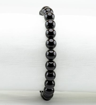 Doğal Taş Oniks Doğal Taş Unisex Bileklik Eub14Onks Güç, Stres Kontrolü Ve Otokontrol