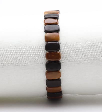 Doğal Kuka Ağacı Erkek Asansörlü Ayarlanabilir Bileklik Eub15B